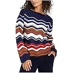 Navy/Brown/Multi Stripe