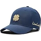 Navy Hat/Gold Clover