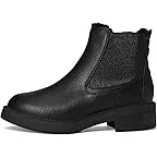 Black Tumbled Faux Leather