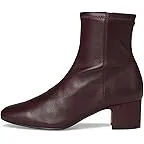 Burgundy Stretch Leather