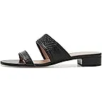 Black Glossy Snake Print Leather