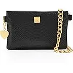 Black Python Leather