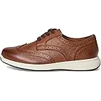 Cognac Milled Leather/White Sole