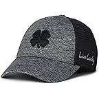 Grey Heather Hat/Black Mesh/3d Black Clover