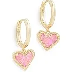 Gold Pink Iridescent Glitter Glass