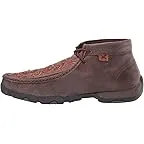 Brown/Tooled Flowers