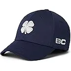 Navy Blue Hat/3d Silver Clover