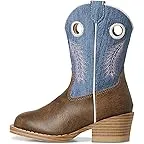 Brown Faux Leather Vamp