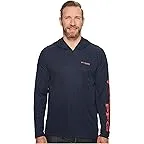 Collegiate Navy/Sunset Red Logo