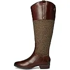 Brown Multi Tweed Wide Calf