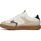 White/Sand Faux Leather