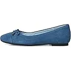 Dark Denim Croc Suede