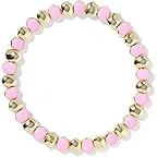 Gold Light Pink Enamel