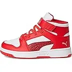 Puma White/Puma Red/Puma Silver