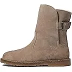 Gray Taupe/Soft Pink Suede/Shearling