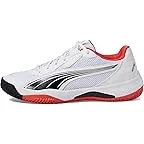 Puma White/Puma Black/Active Red