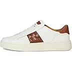 White/Woven Luggage Leather