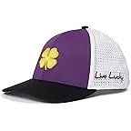 Purple/Black/White Laser Cut Gold 3d Clover