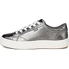 Gunmetal Metallic Leather