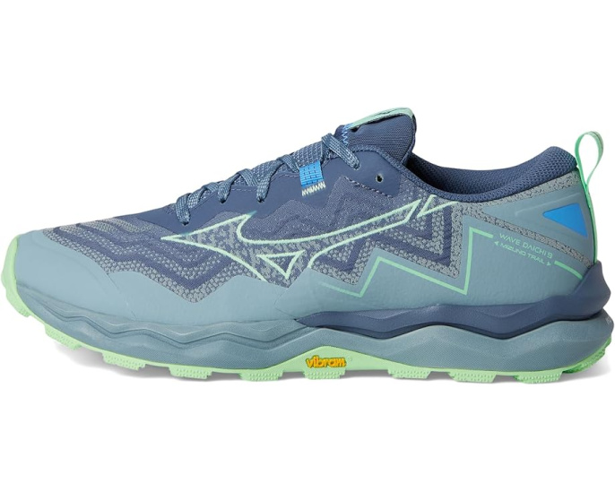 Трейловые кроссовки Mizuno Wave Daichi 9 с подошвой Vibram для бездорожья