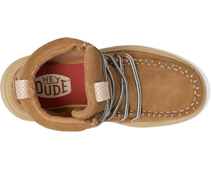 Ботинки Reyes Hey Dude из замши с круглым носком