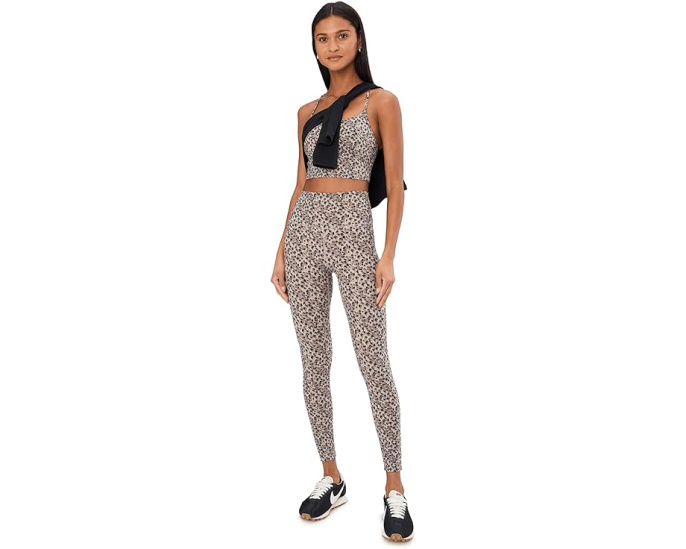 Varley спортивный бра Freesoft Harley Bralette с леопардовым принтом
