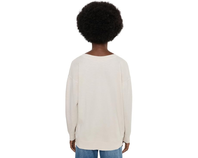 Свитшот Eileen Fisher Garment Dyed Terry V-Neck с v-образным вырезом