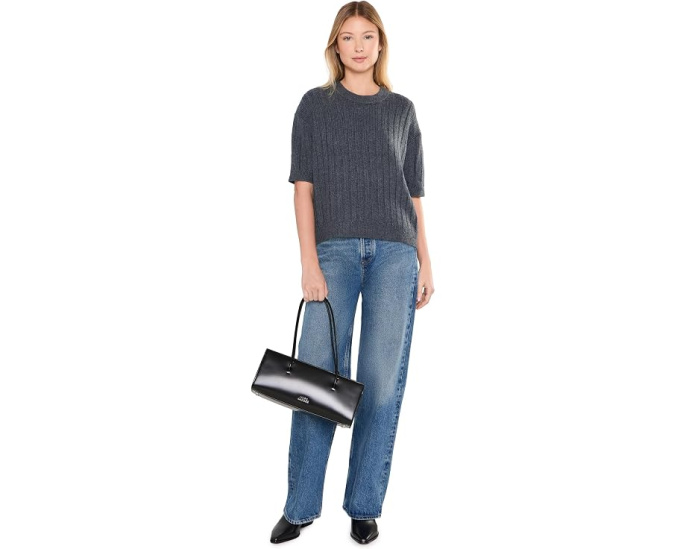 Свитер Lilla P Textured Easy Crew с фактурной вязкой