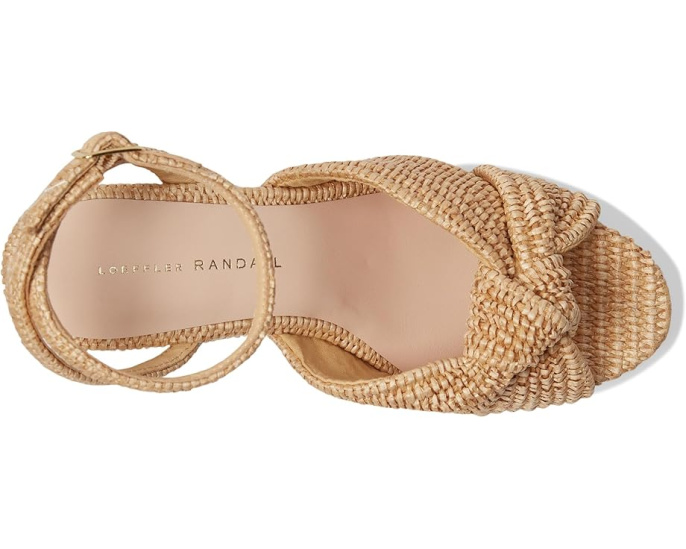 Сандалии Loeffler Randall на массивной платформе с узлом