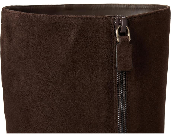 Высокие сапоги Vinnie Zip 50 на изящном каблуке из козьей кожи Stuart Weitzman