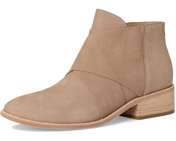 Ботильоны Eileen Fisher Span Bootie из нубука с молнией сзади