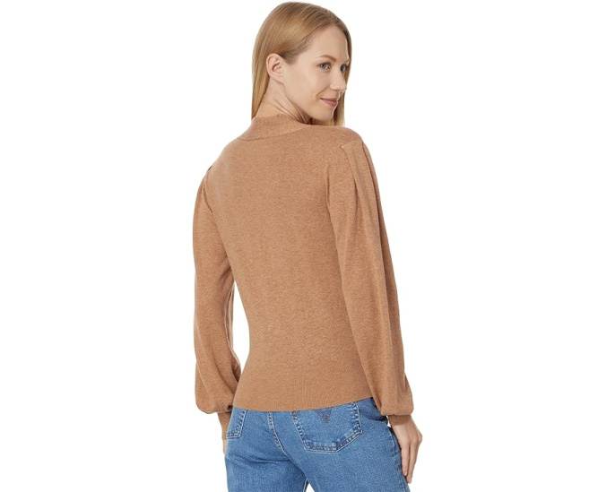 Свитер Lilla P Long Sleeve Surplice с V-образным вырезом и перекрестным передом