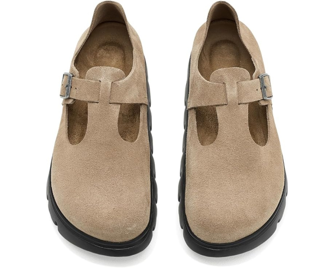 Birkenstock Paris Chunky замшевые туфли Мэри Джейн