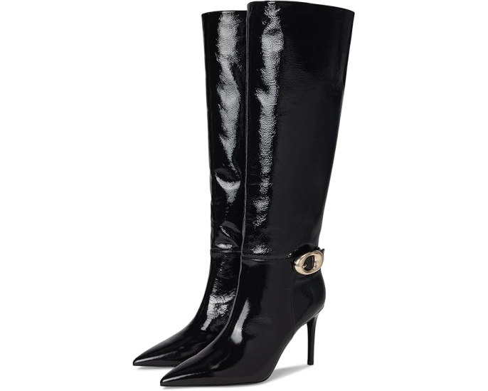 Ботинки Stuart Weitzman Stuart Power с пряжкой на высоком каблуке