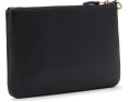Маленький кошелек на запястье COACH Polished Pebble из кожи