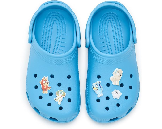 Набор жетонов Jibbitz Bluey 5 штук для обуви Crocs