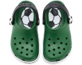 Crocs спортивные сабо Classic для малышей с футбольным принтом