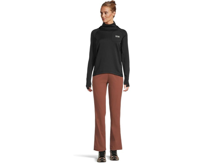 Mountain Hardwear толстовка с капюшоном Up First Tech Fleece с карманом на груди