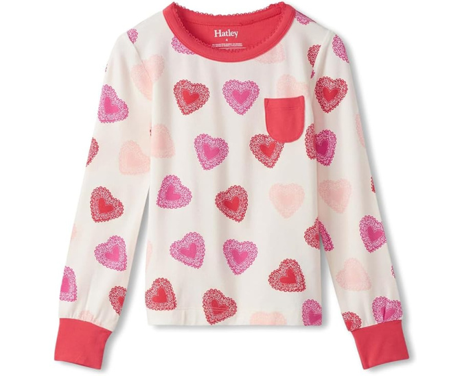 Пижамный комплект Hatley Kids из бамбука с веселым принтом