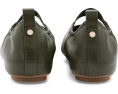 Туфли Mary Jane FitFlop Delicato Poise Leather кожаные зеленые
