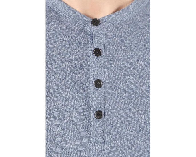 Футболка John Varvatos Elm Henley с длинным рукавом