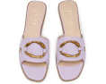 Босоножки French Sole Radiant с цветочным орнаментом сиреневые