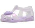 Mini Melissa Сандалии Hip Heart Ballerina для малышей с липучкой и водонепроницаемым ПВХ