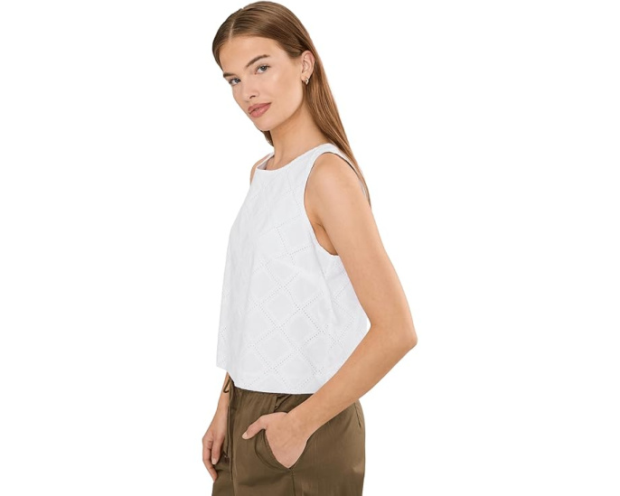 Топ Diamond Eyelet от NIC+ZOE с вышивкой глазки