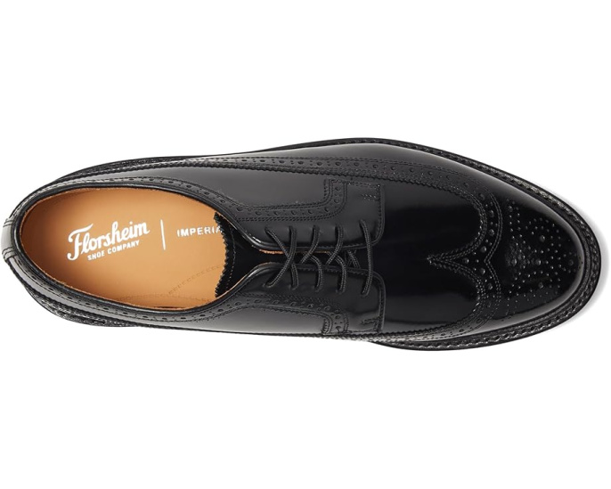 Оксфорды Florsheim Kenmoor Wingtip с конструкцией Goodyear Welt
