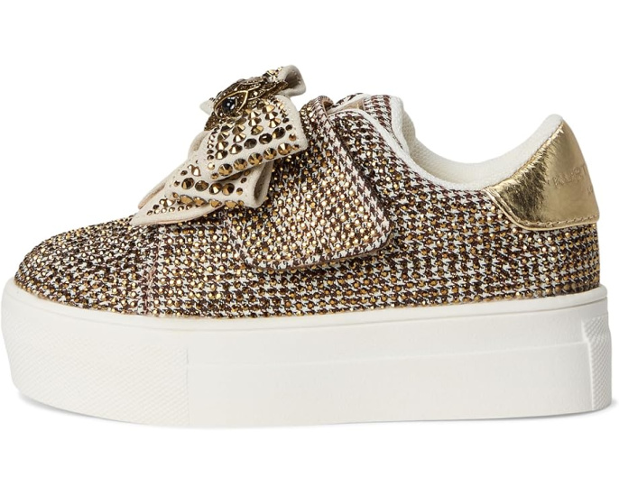 Кроссовки Kurt Geiger London Kids Mini Laney Bow для малышей с кожаным верхом