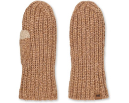 Вязаные варежки UGG Chunky Rib из мягкой смесовой пряжи