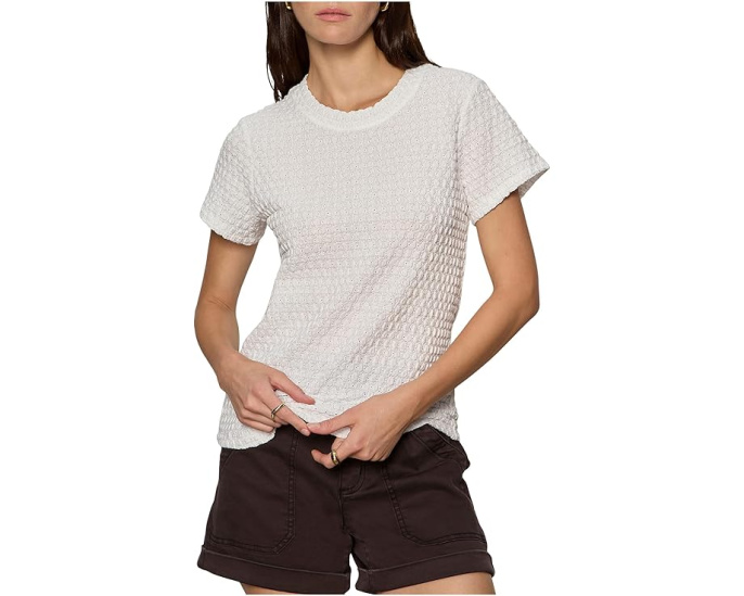 Футболка Sanctuary Pucker Up Perfect Tee с текстурным рисунком