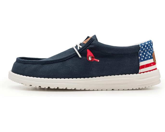 Hey Dude Wally Americana кроссовки с низким верхом и технологией Flex & Fold