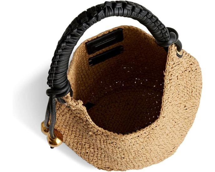 Madewell мини-сумка The Camren Mini Bag из натуральной соломки